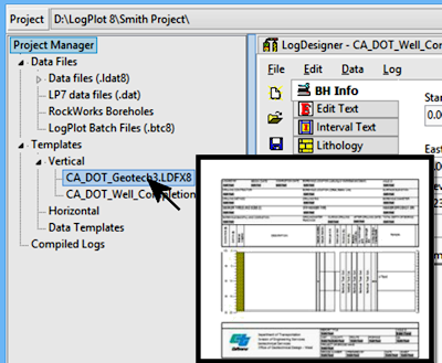 how to display data table in logixpro