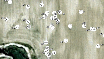 Google Earth Strike & Dip Maps - 2D Symbols