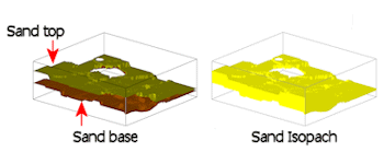Lithology 3D Isopach