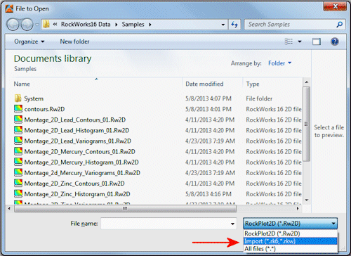 Open Older File Format