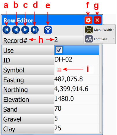 Row Editor