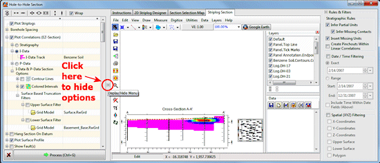RockWorks I-Data Section